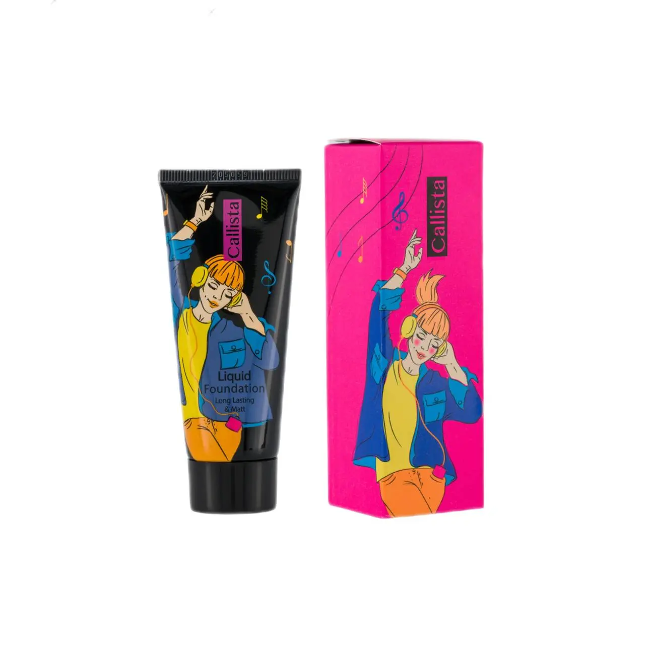 کرم پودر مات کالیستا مدل Long Lasting